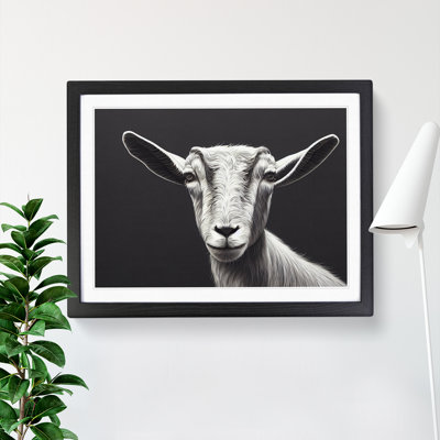 Goat Portrait Vol.1 - Framed Print