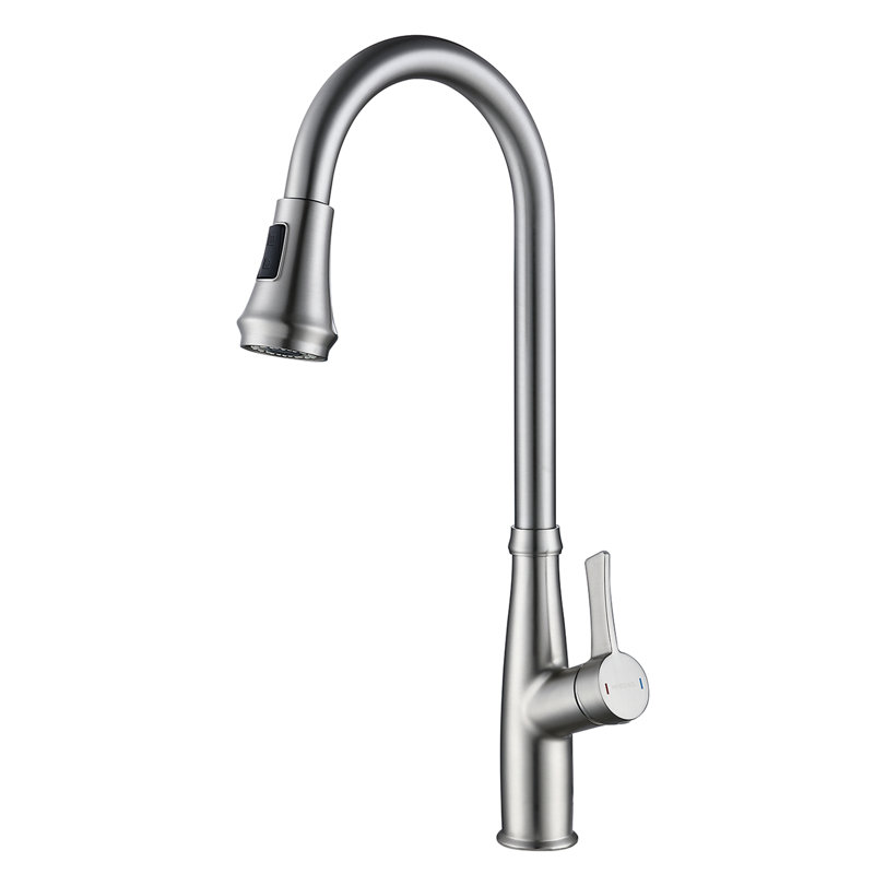 Clihome Kitchen Faucet, Brushed Nickel