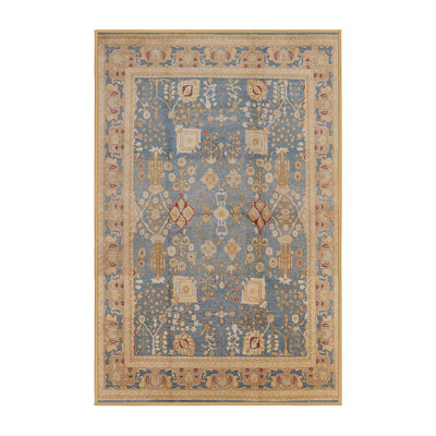 Tapis oriental brun / bleu Swenki