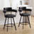 Rozie Swivel 26" Faux Leather Counter Stool-723851641