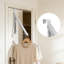 Rangement de porte au-dessus de la porte, crochet de garde-robe pliable et rétractable, support de séchage peu encombrant pour vêtements, serviettes, rangement de salle de bain et de chambre à coucher-1113920340