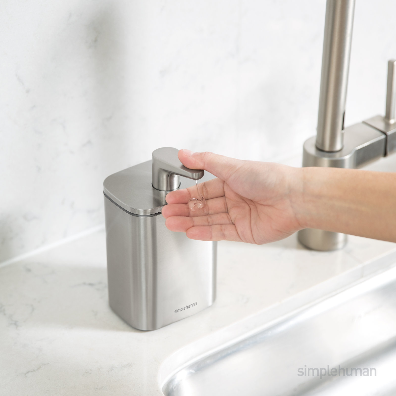 Pulse Stainless Steel Soap Dispenser