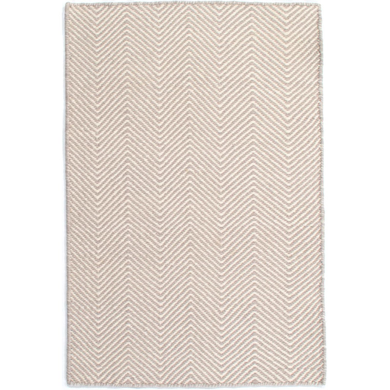 Dhaka Wool Chevron Indoor Rug, Rectangle 2' x 3'