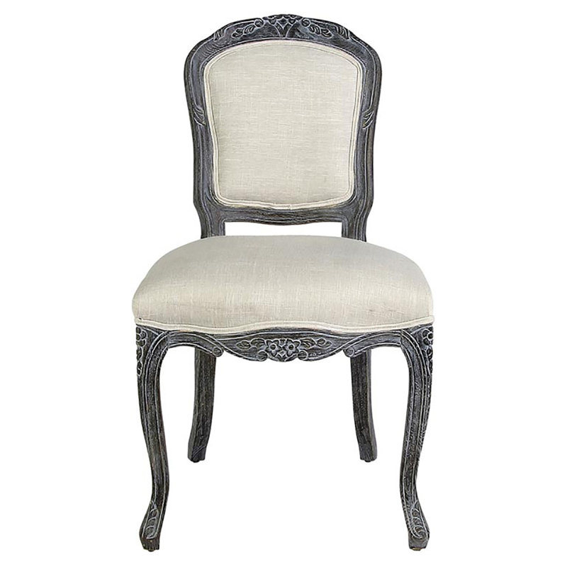 Riom Fabric Side Chair in Ivory