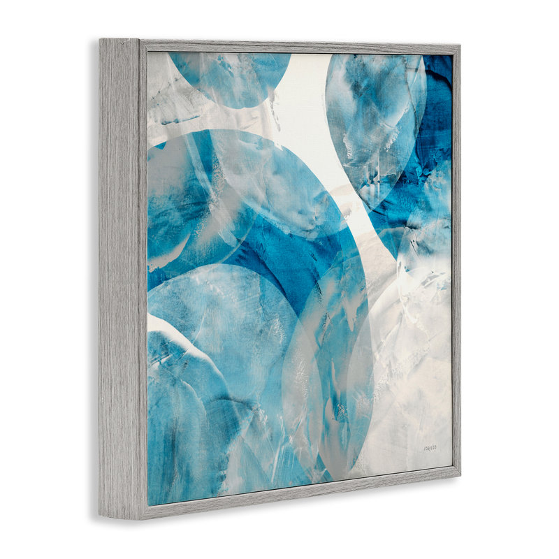 Art de giclée encadrée grise opaque par Jeff Iorillo, Estampe numérique Farmhouse, H 17 po x l 17 po