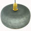 Lampe suspendue Dune - Noir pulvérisé et or