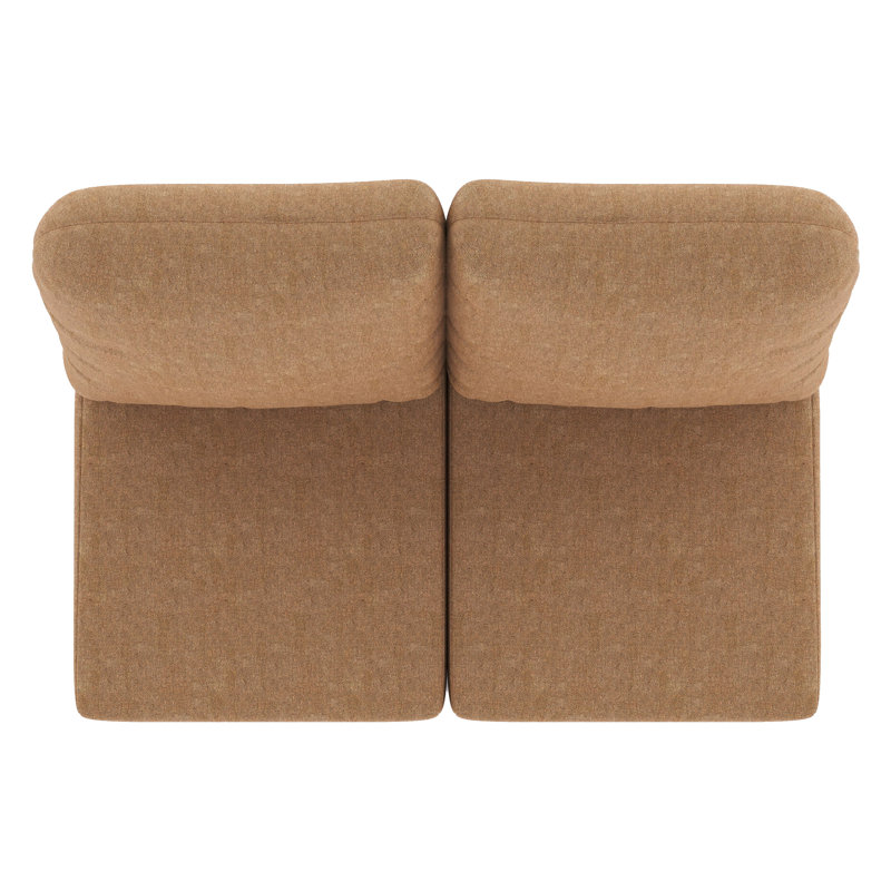 Indoor/Outdoor Sunbrella® Seat/Back Cushion, Canvas Heather Beige Sunbrella® Canvas