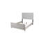Grand lit de style moderne en bois naturel