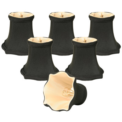 4.5 in. H Silk Bell Candelabra Shade