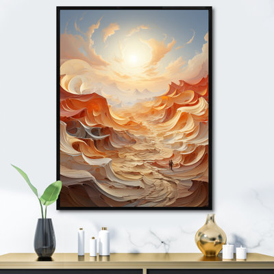 " Surreal Spiraling Sands Landscape "