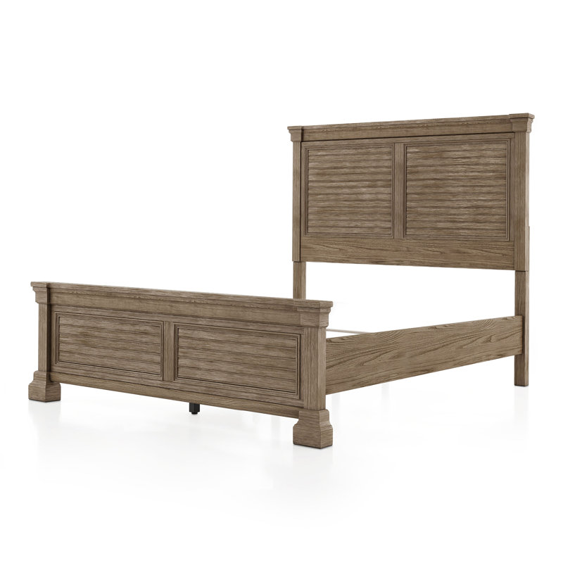 Ensemble de chambre à coucher 5 pièces Laniel, Grand, 6 Pcs: Bed, 2 Nightstand, Dresser, Mirror, Chest