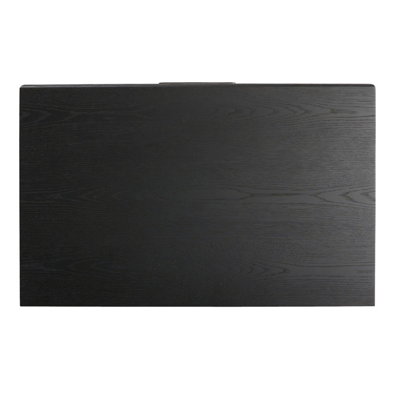 Rosenell Closed Nightstand, Black