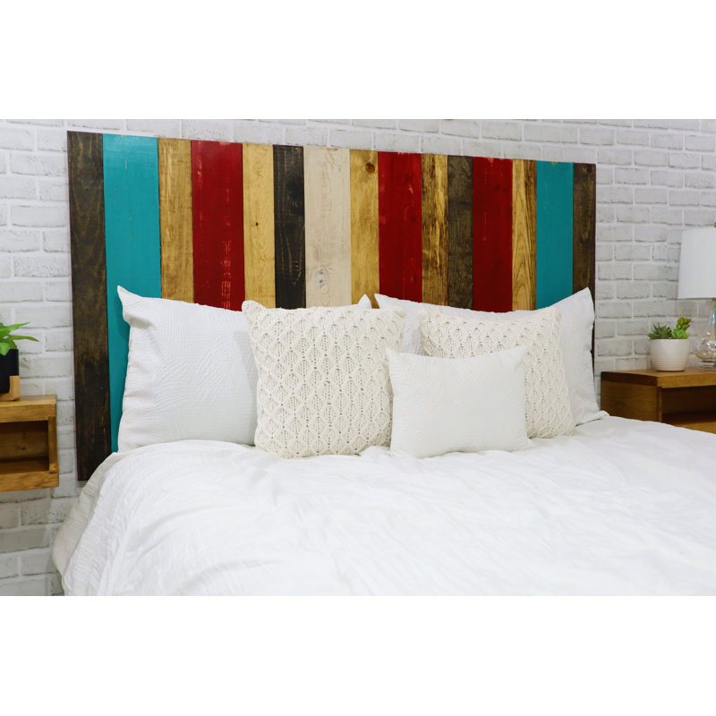 Davel Solid Wood Headboard, California King, Sugar Mix