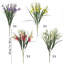 16 faisceaux de fleurs artificielles extérieures résistantes aux rayons UV et à la floraison artificielle-1342105389