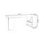 Bureau rectangulaire en bois massif Smoky Wood-184604718