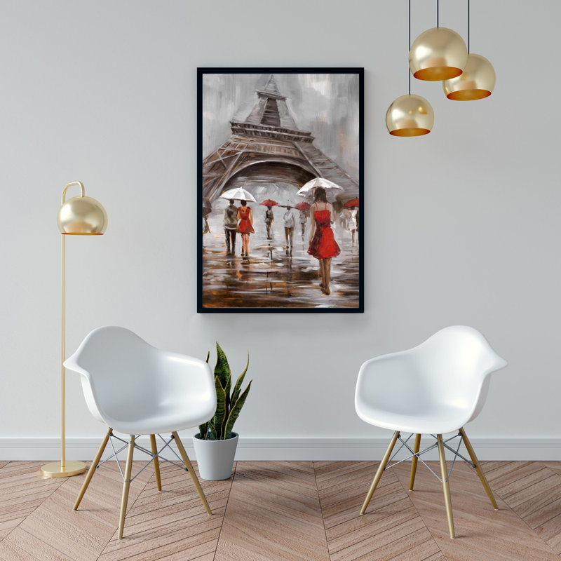 «Near The Eiffel Tower», H 36 po x l 24 po