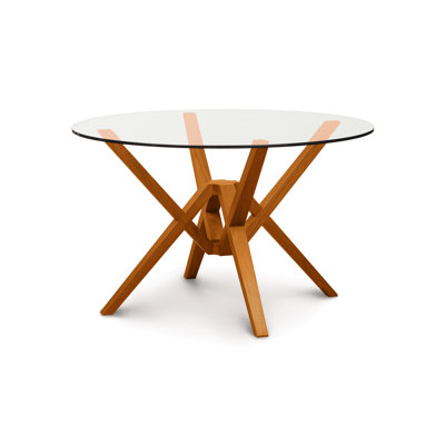 Table ronde en verre Exeter