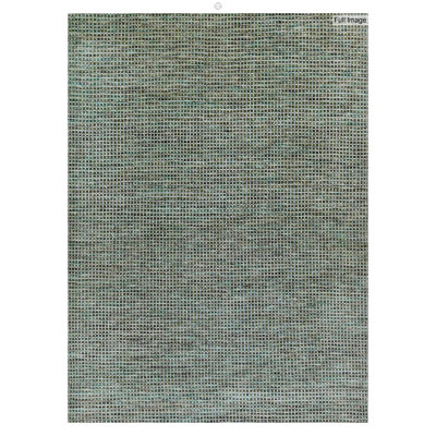 Tapis vert / taupe unique 8 pi x 9 pi 9 po Illusion 3
