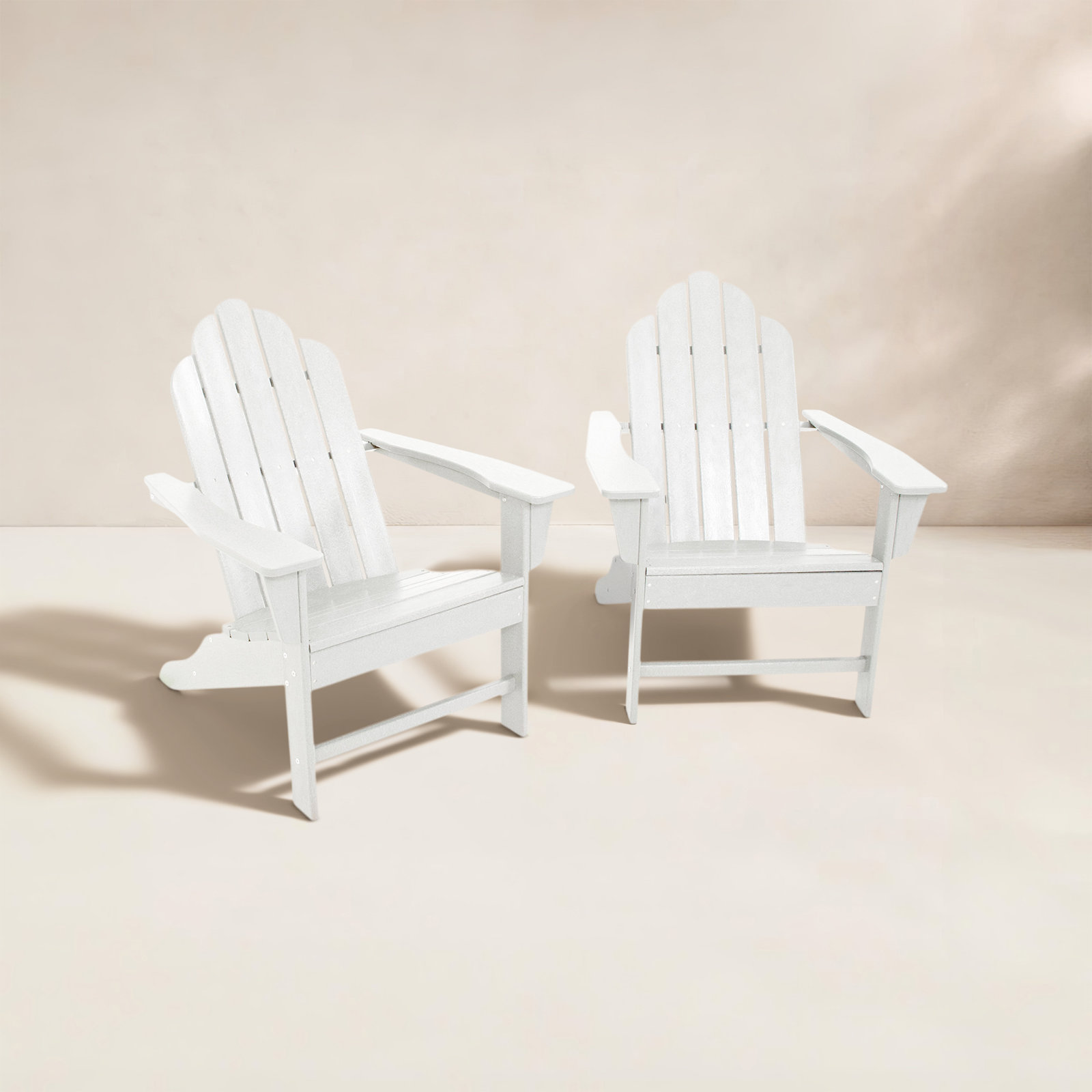 POLYWOOD® Long Island Adirondack Chair, White