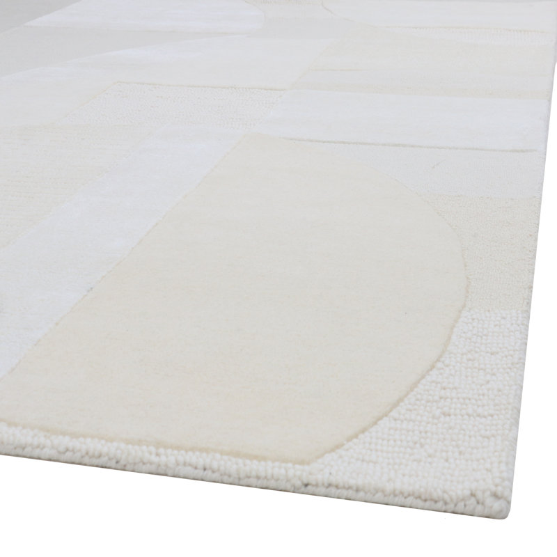 Area Rug in Ivory, Rectangle 6' x 9'