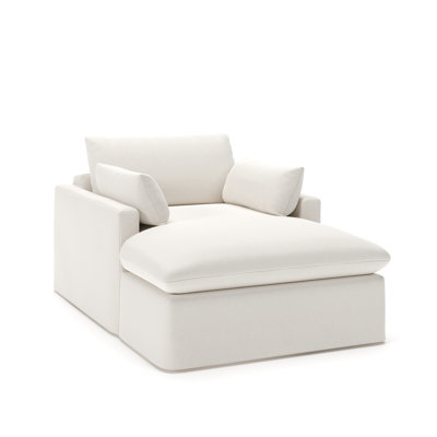 Luna Slipcovered Chaise