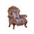 Merlot foncé / beige / brun clair