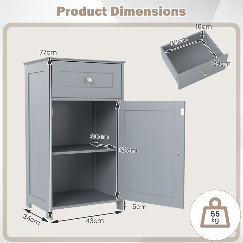Freestanding Bathroom Cabinet