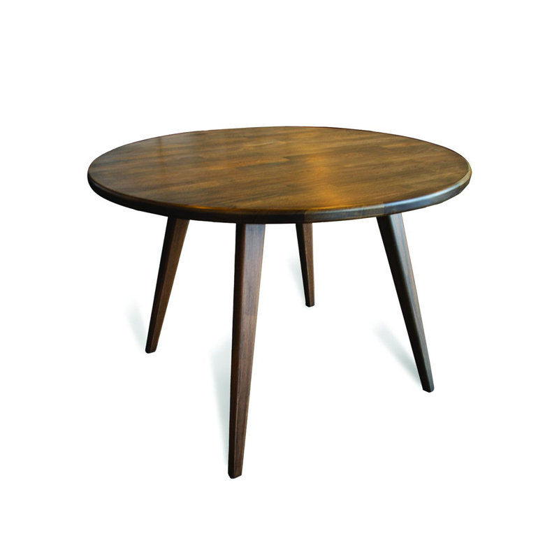 Prweitt Round Solid Wood Base Dining Table
