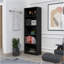 Bibliothèque à 4 tablettes Sutton avec tablettes de rangement modernes-85154334