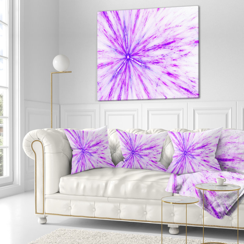 Éclat de mauve violet - Supernova, 18 po x 18 po, Carré
