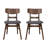 Didmarton Ladder Back Side Chair in Medium Brown (Set of 2)
