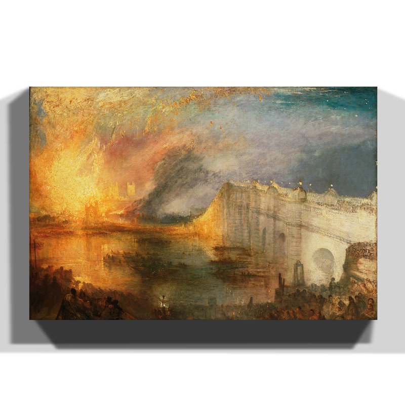 J.M.W. Turner - Wrapped Canvas Painting, 70cm H x 100cm W