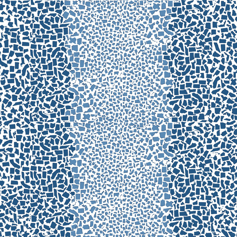 Fifty States Shagreen 10' L x 24" W Peel and Stick Wallpaper Roll, Navy, Non-pasted