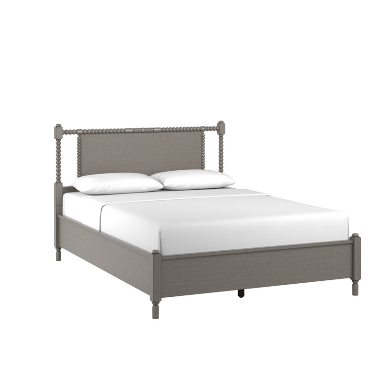 Platform Bed, Antique Gray, Full
