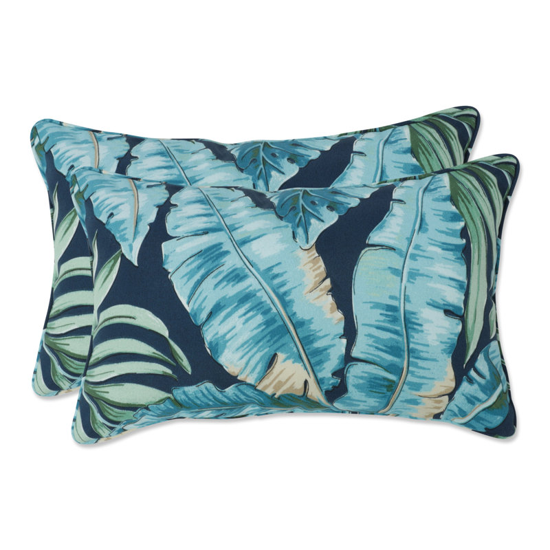 Floral Outdoor Throw Pillow