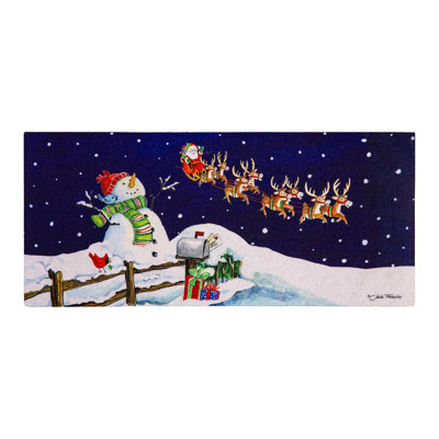 Santa & Snowman Sassafras Switch Mat