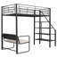 Lit mezzanine simple en métal