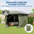 13' x 13' Hexagonal Pop-Up Gazebo Tent with One-Push Setup, Removable Mesh Panels & Wind Cloths, Outdoor Canopy Shelter for Camping, Backyard Parties, and Events-124611356-124611357