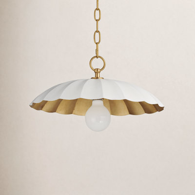 Granduca Single Light Steel Gold Pendant