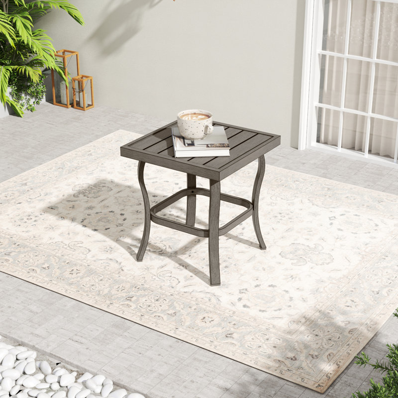 Nettleton 1-Piece Aluminum Outdoor Side Table