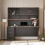 Bureau de direction 72,8 po avec rehausse, table réglable en hauteur de 48 po, station de charge intégrée pour bureau à domicile-752327300