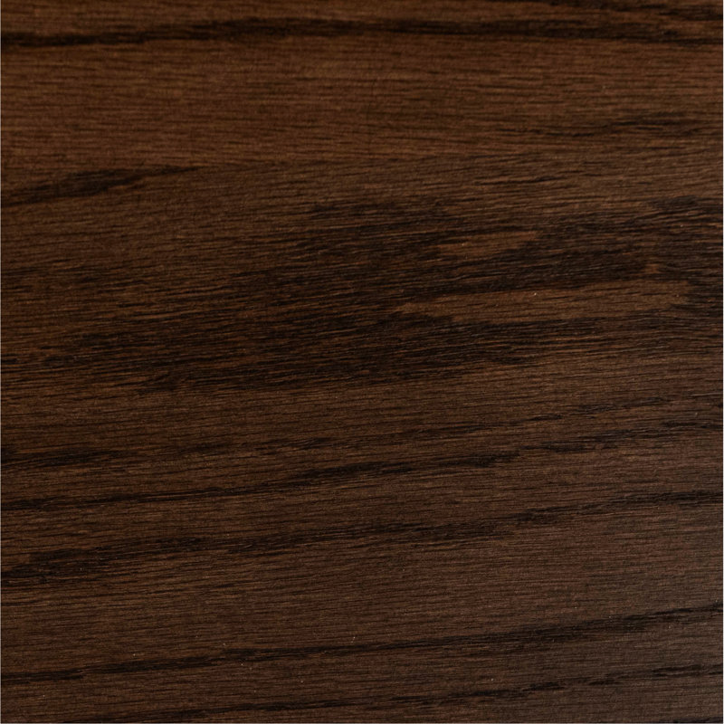 Table de 18 po Canyon, aucun assemblage requis, chêne bourbon, bois massif et placage, une tablette, assemblage latéral de 18 po de style véranda urbaine rustique, finition bourbon, zone de l'habitat