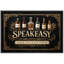 «Speakeasy Vintage Bottle Bar», impression sur toile encadrée, impression sur toile-131636001-131636003