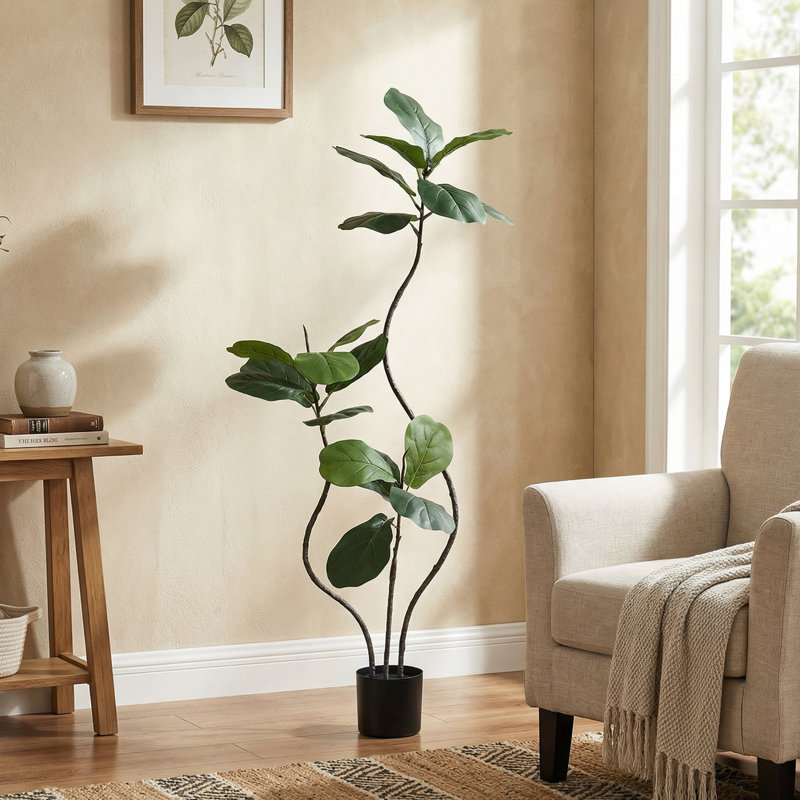 Fausse plante, H 55 po x l 19,69 po