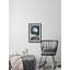 Stars and Full Moon 1 Piece Single Picture Frame Painting-1151500701