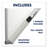 Quartet® Yes Porcelain Wall Metal Whiteboard-10178472