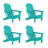 Shawnna HDPE Folding Adirondack Chair -86794605