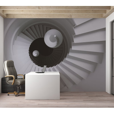 Papier peint illusion 3D - Time Tunnel