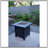 25" H Outdoor Patio Propane Gas Fire Pit Table - 50,000 BTU High-Temperature-Resistant Carving Process For Environmentally Friendly Materials With The Effect Of Rattan Weaving Grain-114839078