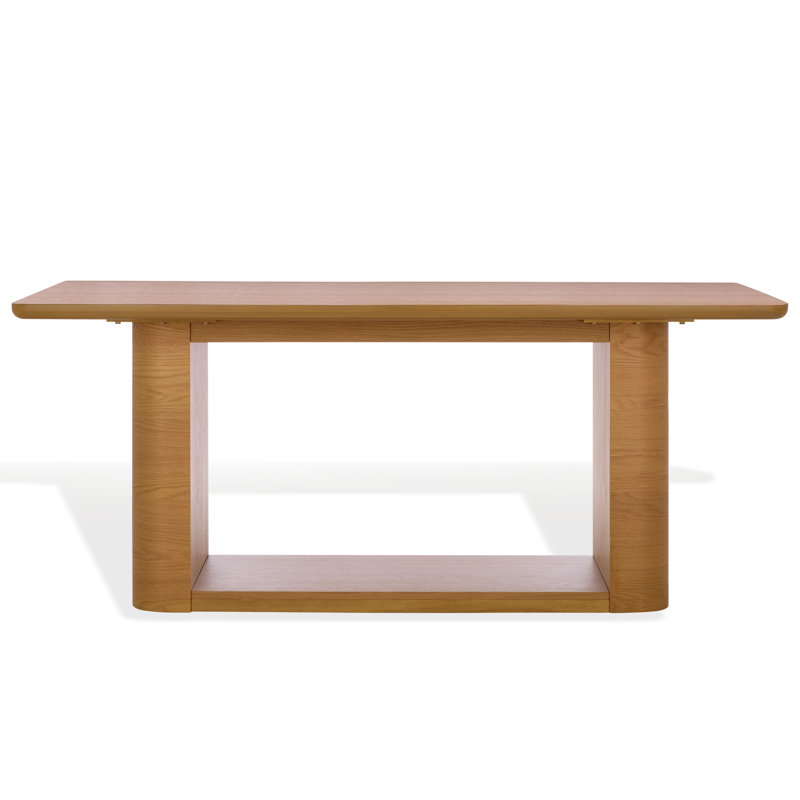 Howard Oak Wood Dining Table, Natural